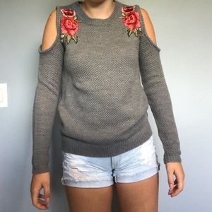 No Shoulder Sweater